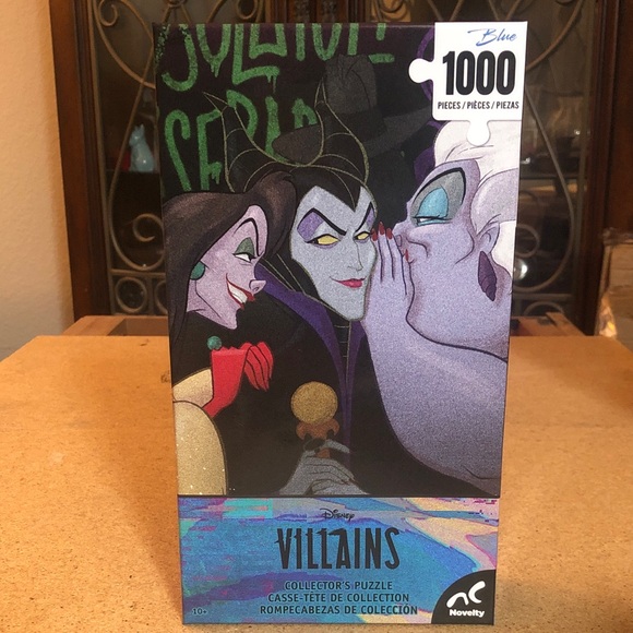 Disney Other - Disney Collector's Puzzle Ursula Cruella Meleficent